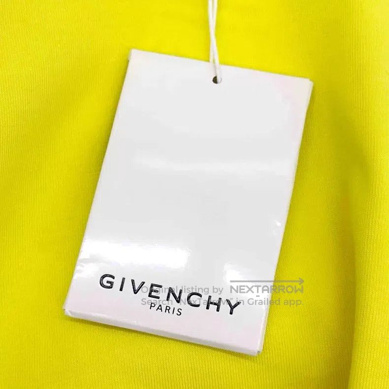 Givenchy Givenchy Side Logo Lemon Yellow Short-sleeve T-shirt Size US XL / EU 56 / 4 - 3 Thumbnail