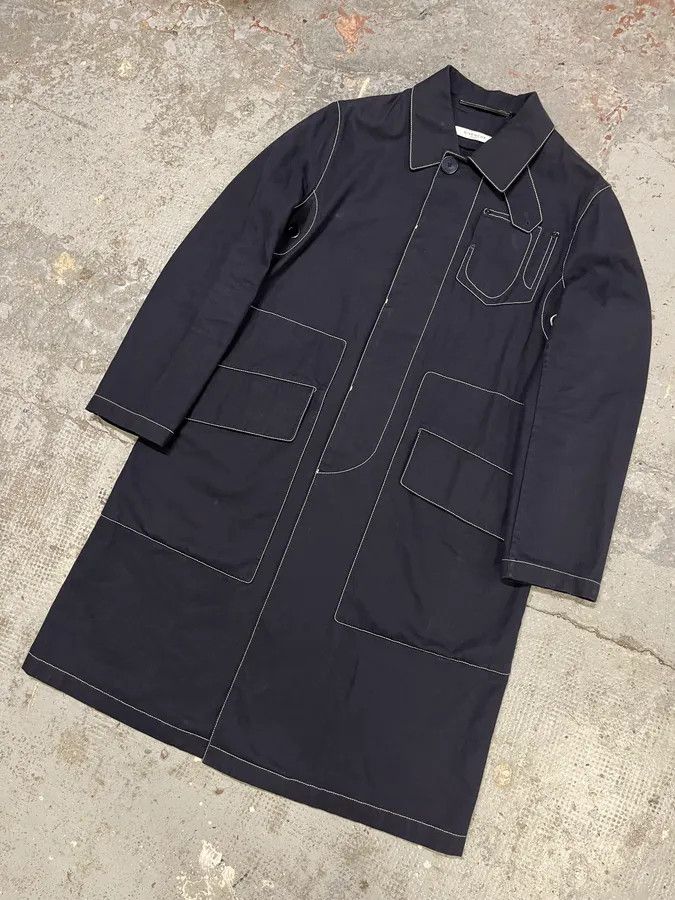 Givenchy SS2016 Givenchy Navy Trench Long Jacket Size US S / EU 44-46 / 1 - 5 Thumbnail