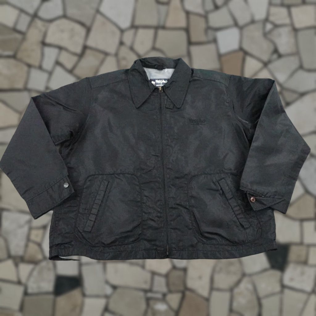 Mossimo VINTAGE Mossimo Jacket Mens L Black Windbreaker Water Resistant Repeller Coat - Windproof, Full Zip, Pockets, Lined, 90s Theme Size US L / EU 52-54 / 3 - 1 Thumbnail