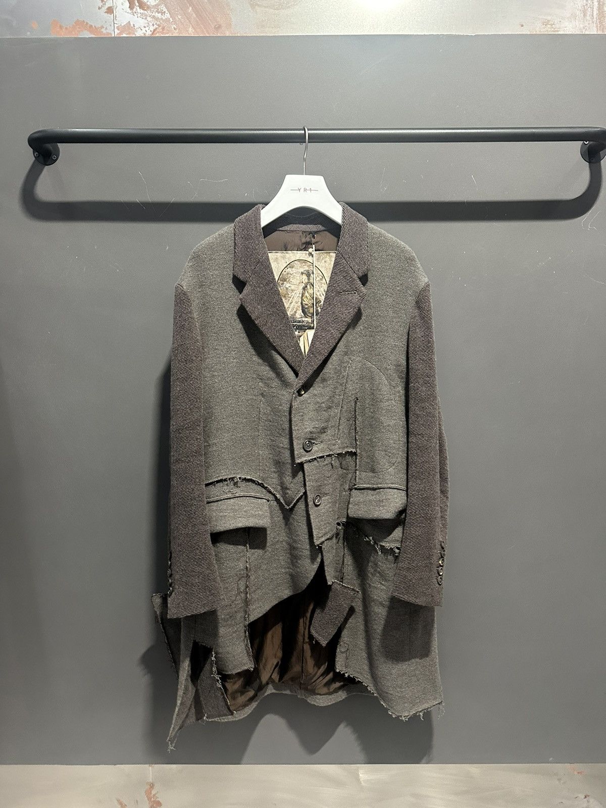 Ziggy Chen Ziggy Chen Elongated Blazer with Fragmentary cut | Grailed
