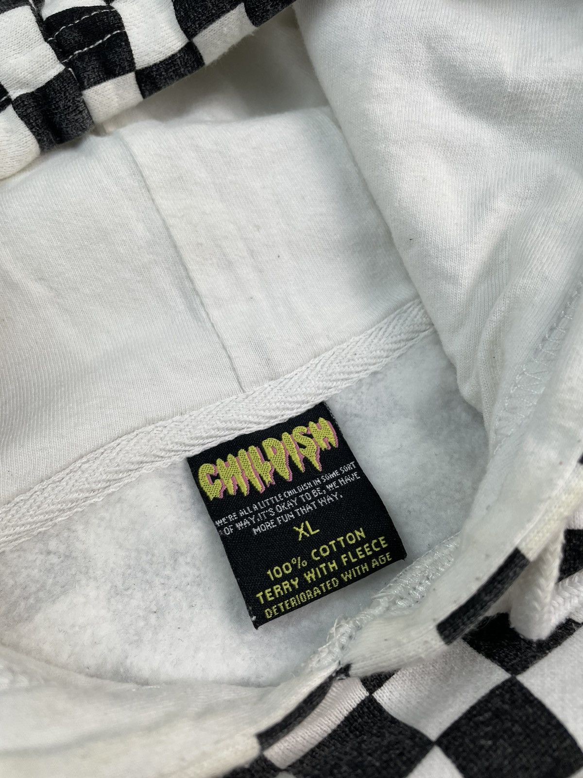 Mens Hoodies Childish Checkered Hoodie Clothing Tgf Store