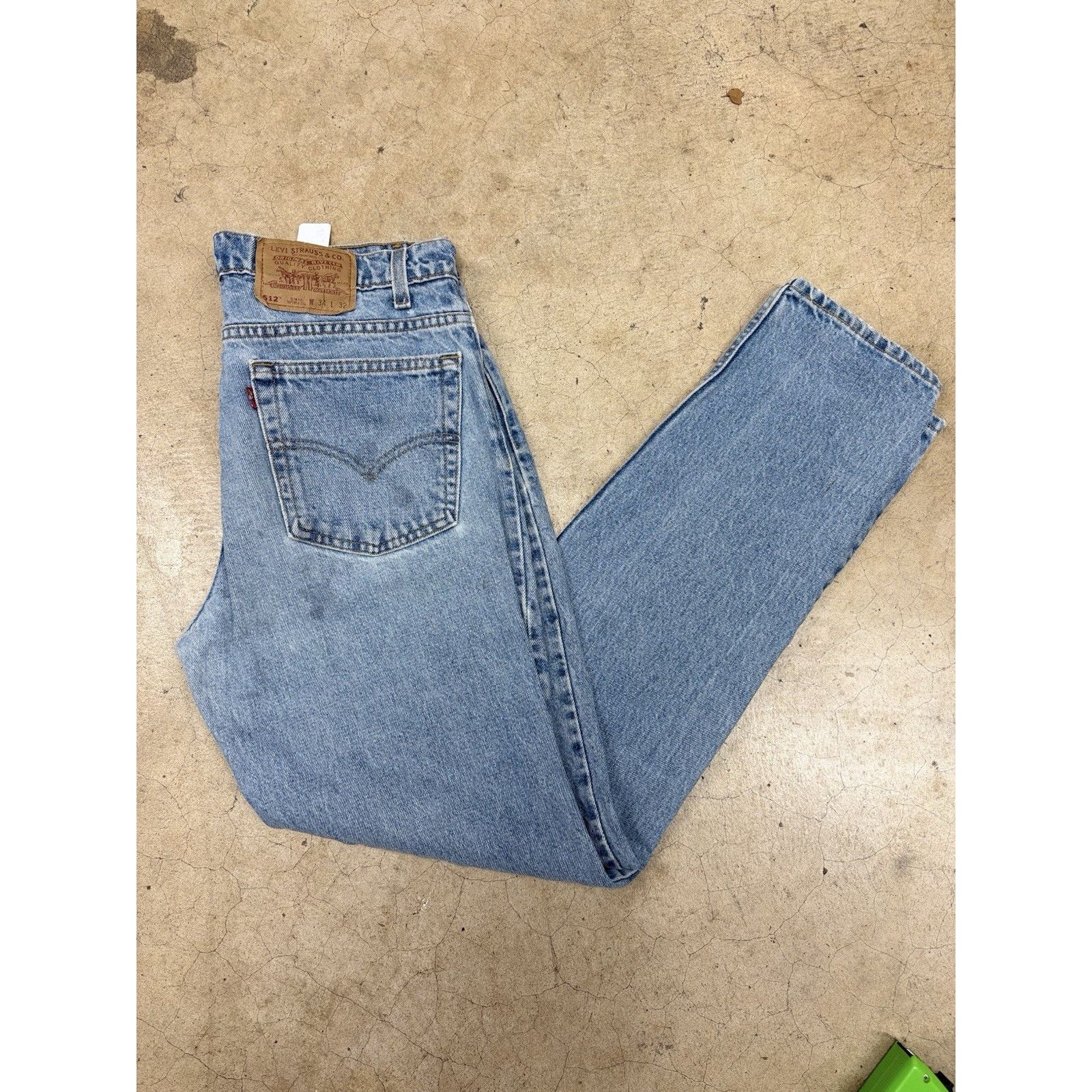 Levi's Vintage Levi’s 512 Slim Taper Jeans 34 Made in USA Mid Rise Size US 34 / EU 50 - 4 Thumbnail