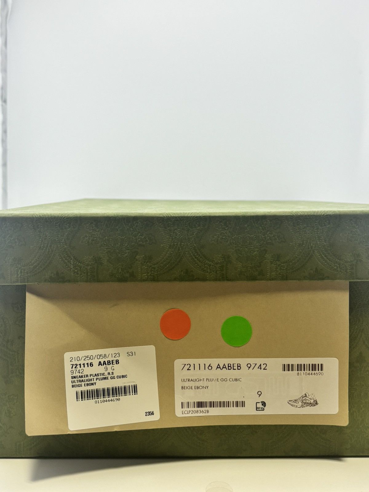 Gucci GUCCI RUN GG CUBIC BEIGE EBONY SIZE 9 Size US 9 / EU 42 - 16 Thumbnail