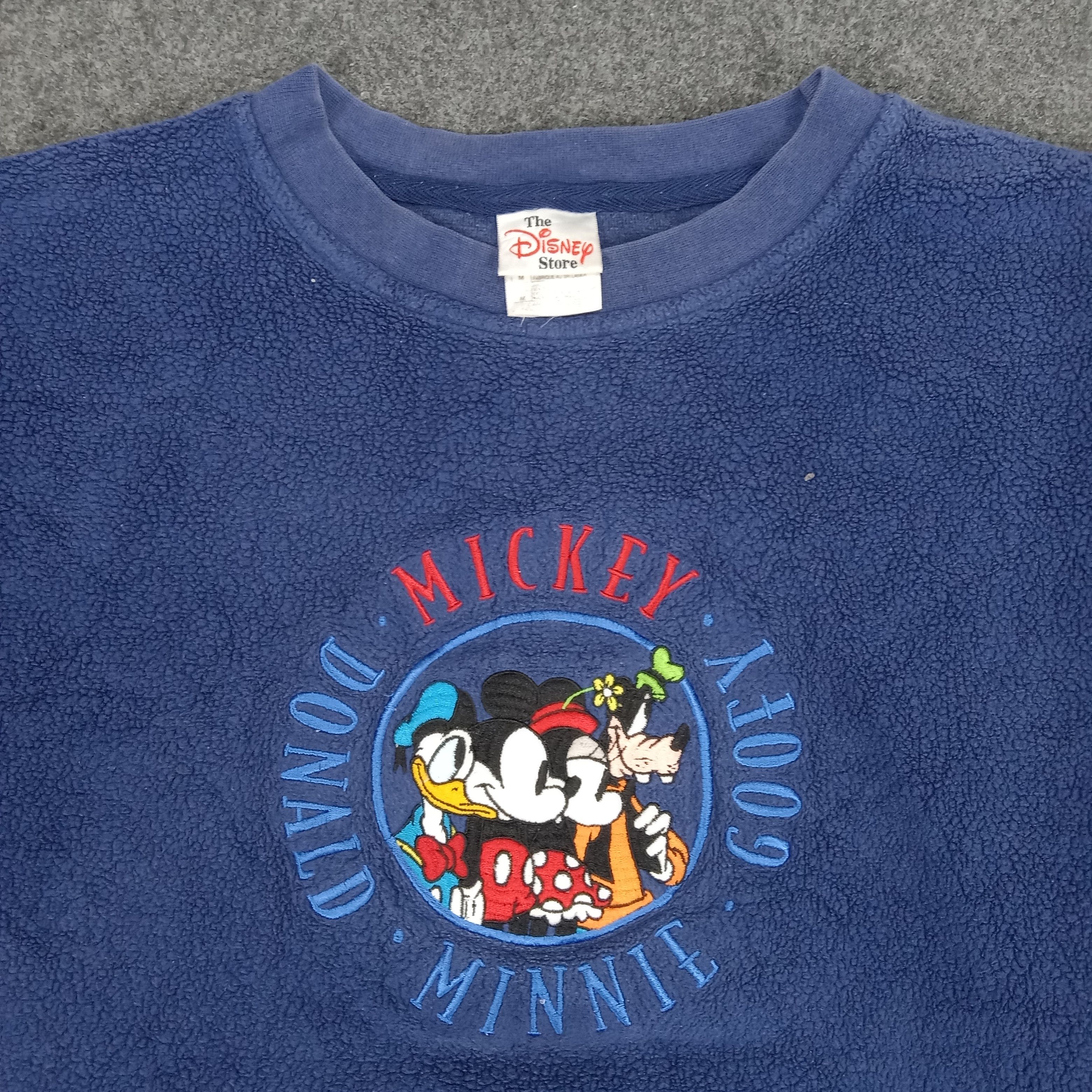Disney × Mickey Mouse × Vintage Mickey Mouse Disney Embroidery Logo Sweatshirt Size US XL / EU 56 / 4 - 2 Thumbnail