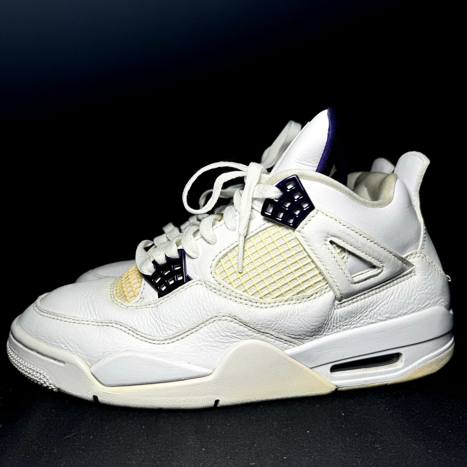Jordan Brand × Nike Size 9 - Nike Air Jordan 4 Retro Purple Metallic Men's Shoes Size US 9 / EU 42 - 8 Thumbnail