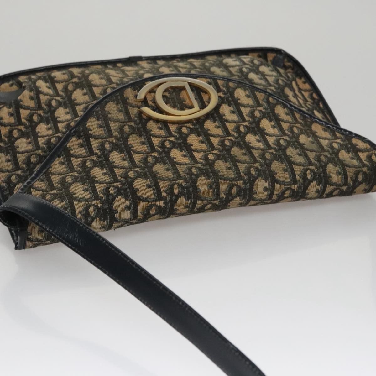 Dior DIOR Trotter Canvas Shoulder Bag Navy Size ONE SIZE - 6 Thumbnail