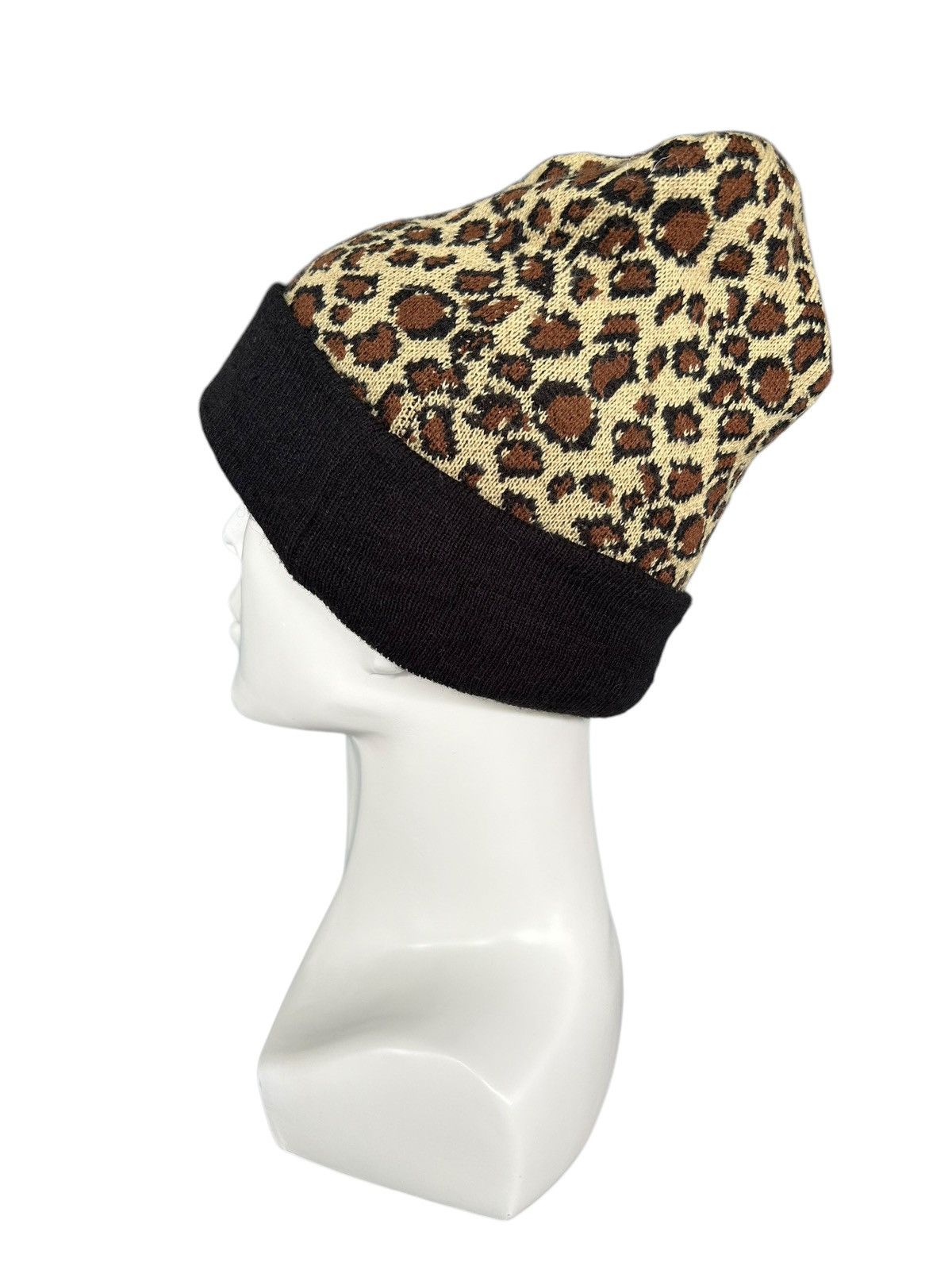 Japanese Brand × Kapital × Vintage Leopard Japanese Style Rare Beanie Hats 🎌☠️ Size ONE SIZE - 2 Thumbnail