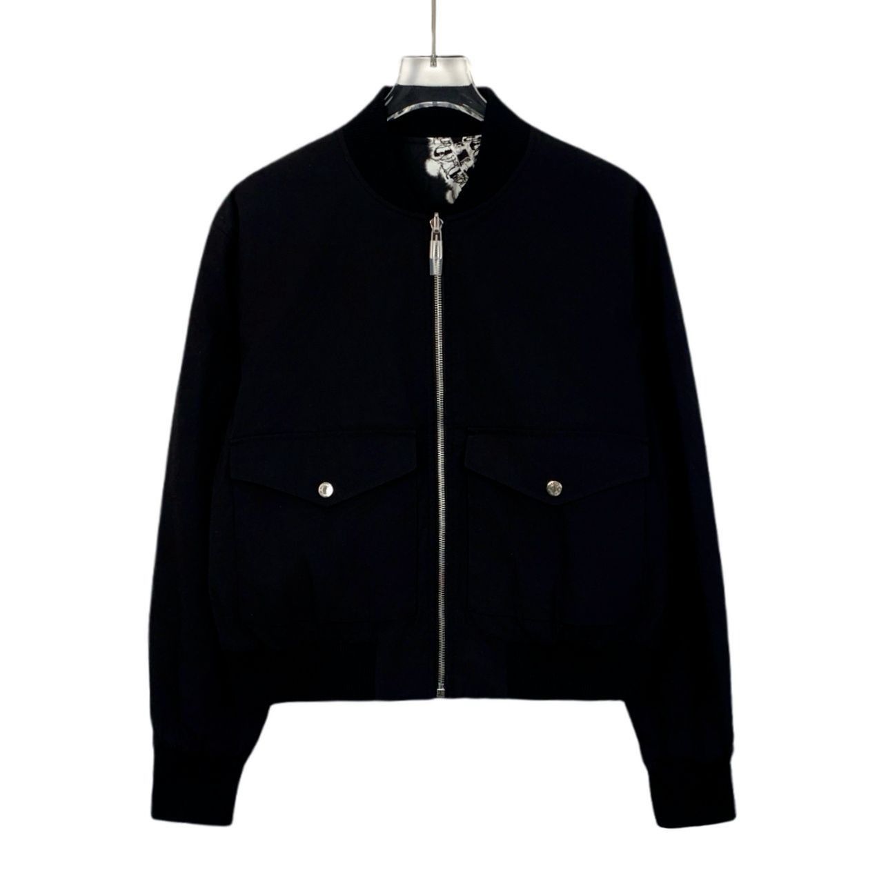 Hermes Reversible Bomber Jacket With Embroidered Floral Pattern & S Size XS / US 0-2 / IT 36-38 - 5 Thumbnail