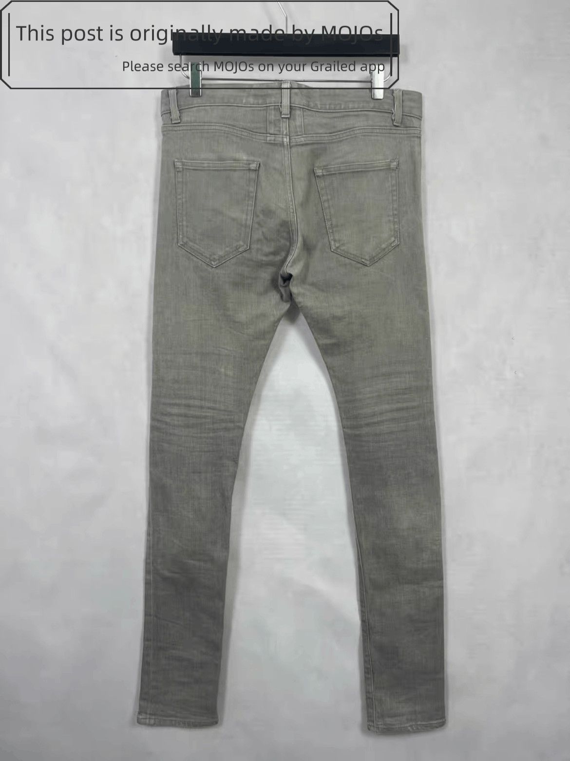 Saint Laurent Paris Sz 32 Saint Laurent Paris 13SS D02 Heavy Faded Wash Denim Size US 32 / EU 48 - 2 Thumbnail
