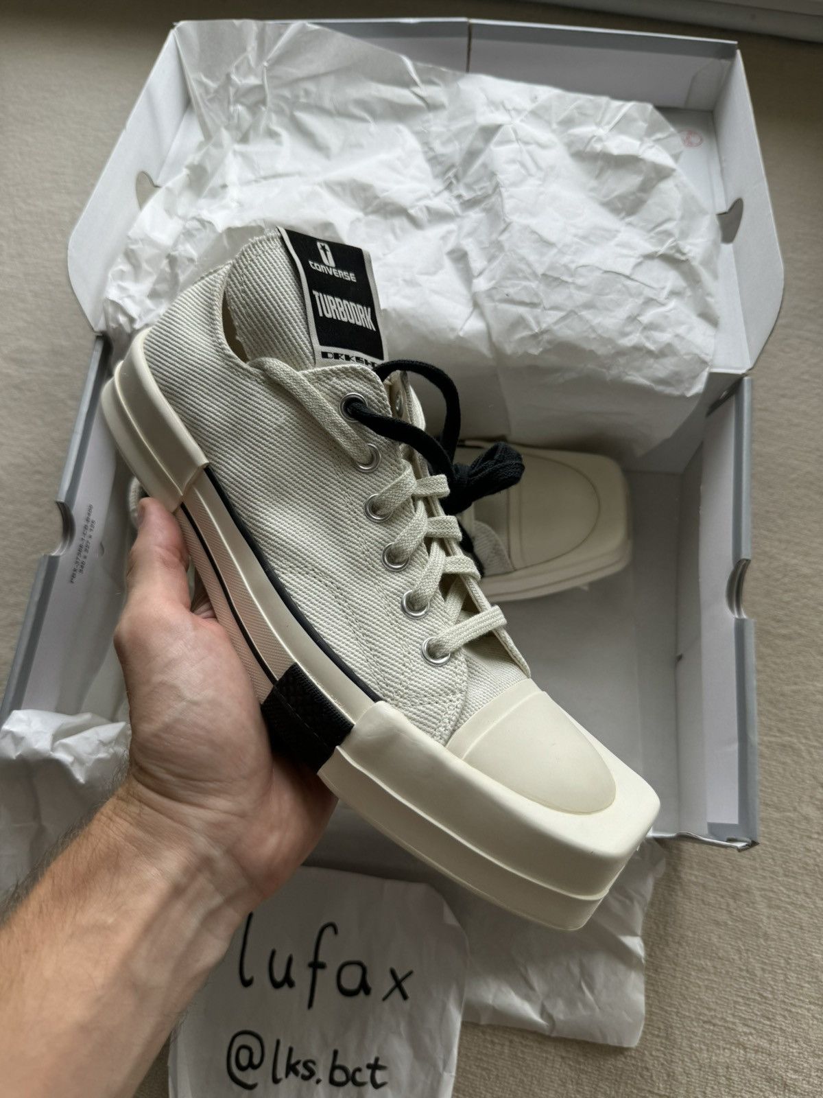 Converse Rick Owens Drkshdw NEW TURBODRK DRKSTAR LOW CHUCK 70 OX US8.5 Grailed