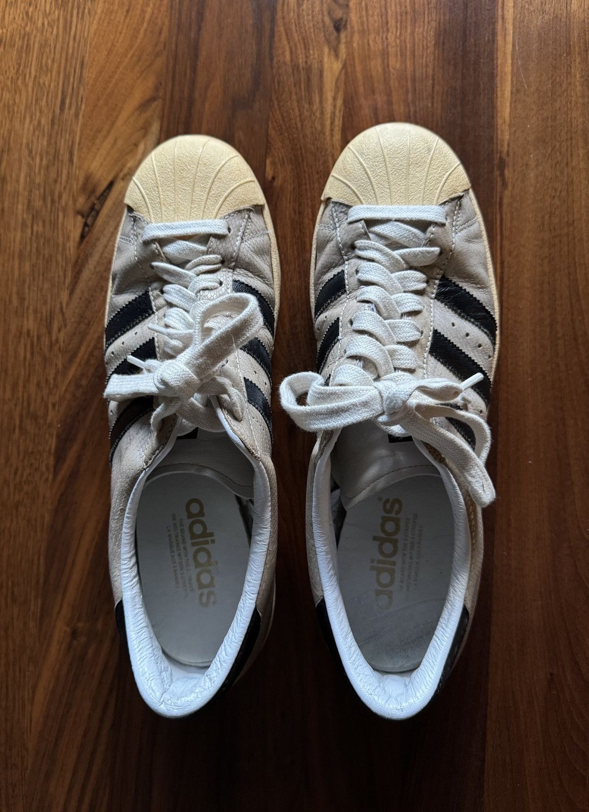 Adidas Adidas Superstar Snakeskin Grey Size US 10.5 / EU 43-44 - 5 Thumbnail