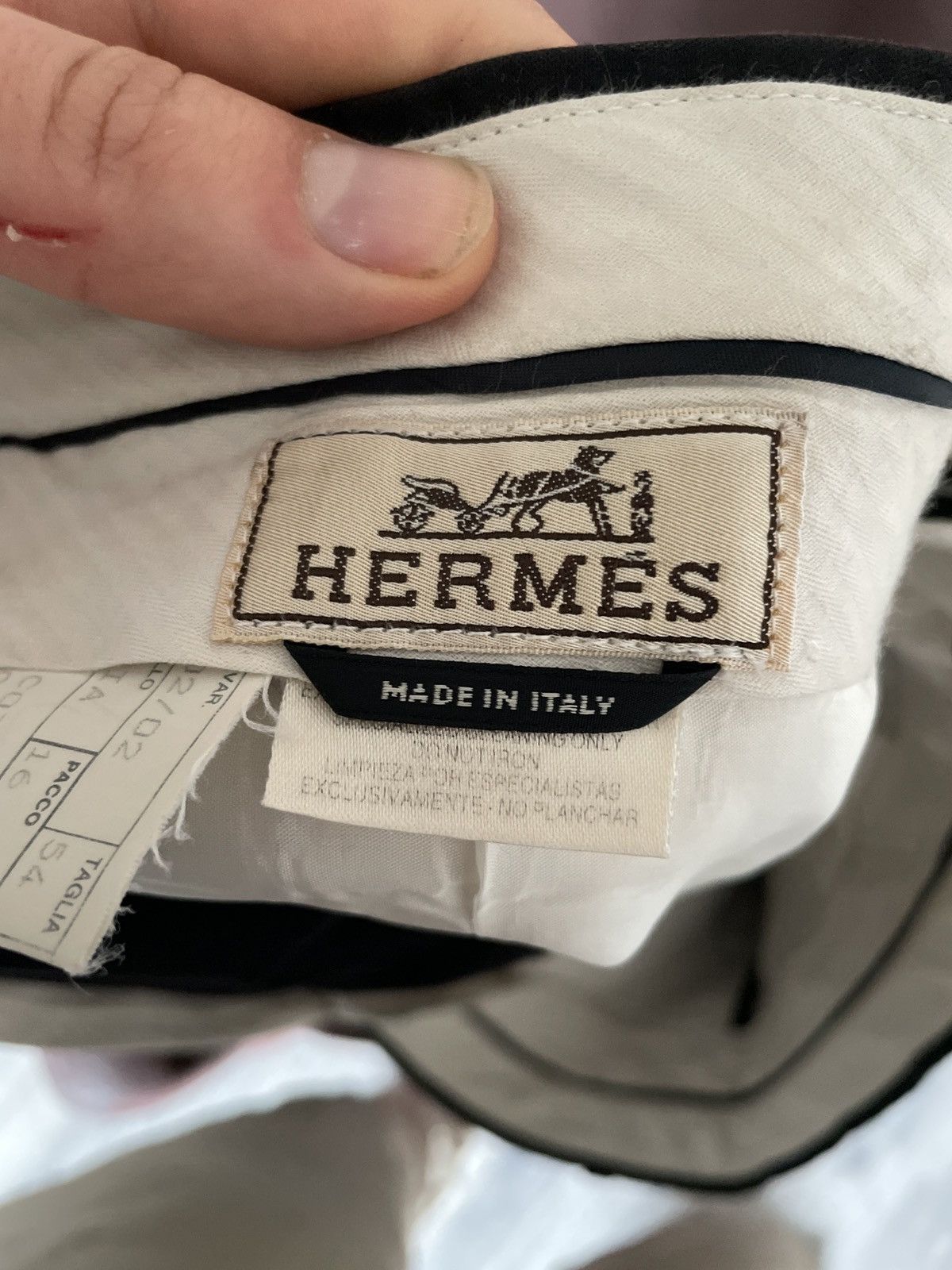 Hermes Black Wide Pants Size US 33 - 5 Thumbnail
