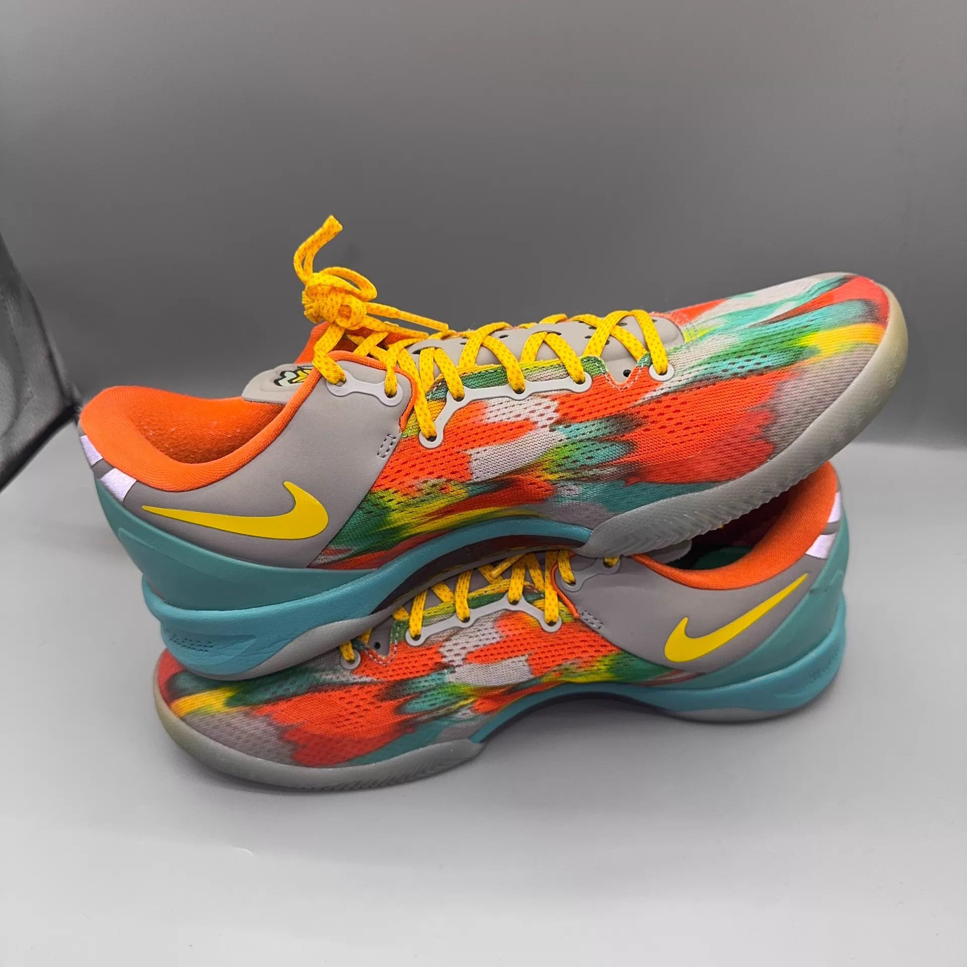 Nike Nike Kobe 8 Blue/Red/Orange 44.5 Near Mint Size US 11.5 / EU 44-45 - 5 Thumbnail