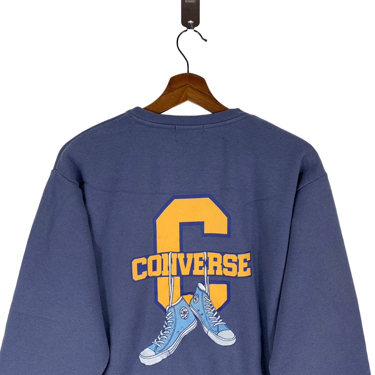 Converse × Vintage Vintage Converse Shoes Pullover Crewneck Size US M / EU 48-50 / 2 - 3 Thumbnail