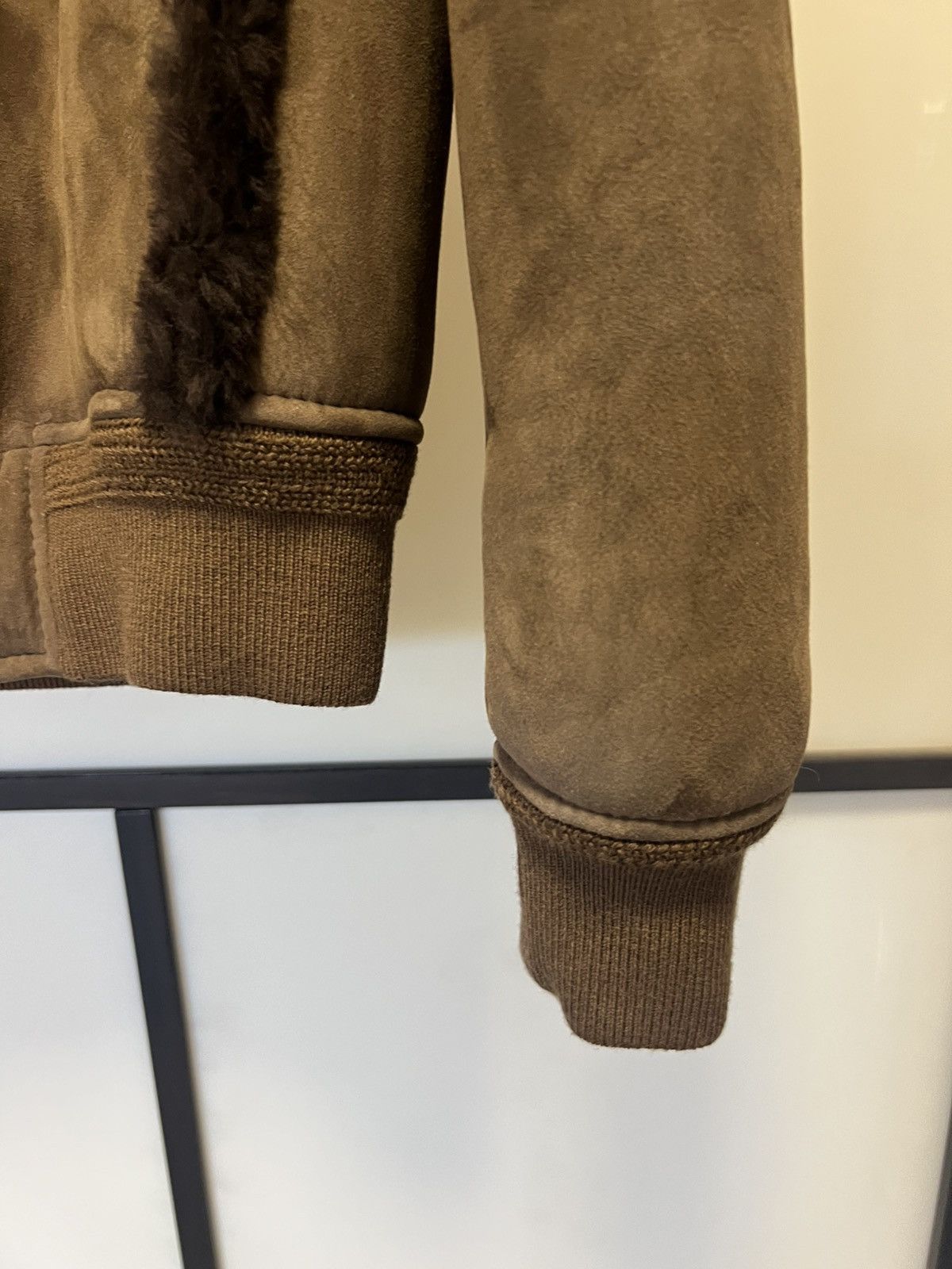 Celine × Hedi Slimane UNRELEASED - FW20 Brown Shearling Jacket Size US S / EU 44-46 / 1 - 6 Thumbnail