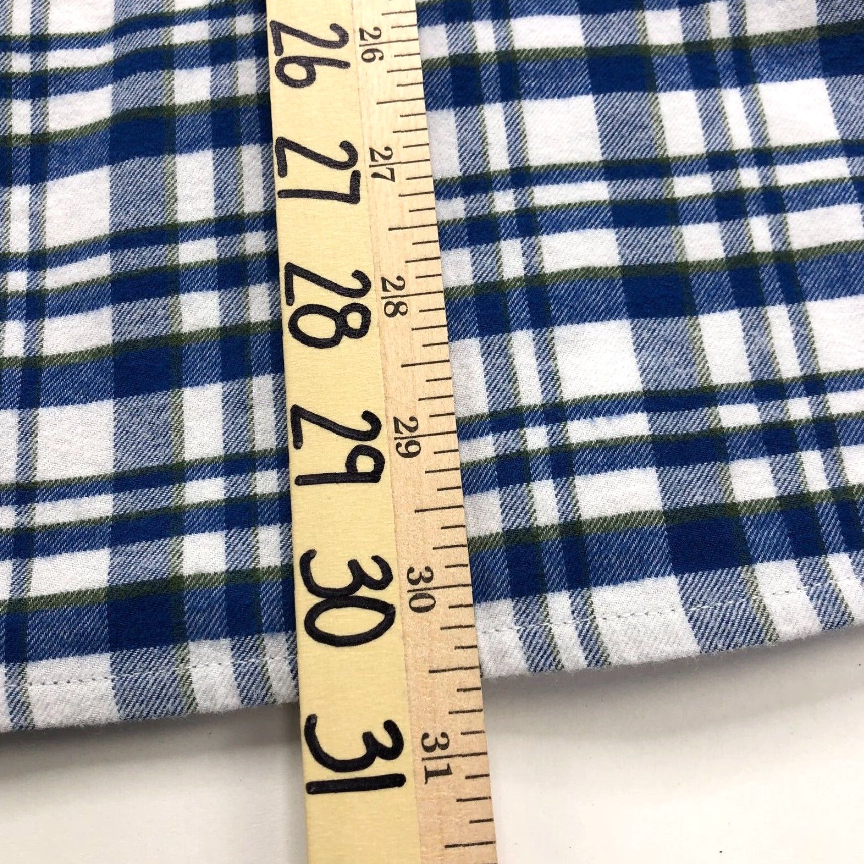 Orvis Orvis Shirt Plaid Cotton Long Sleeve Button-Up Collared Blue Mens L Regular Casual Flannel Shirt Size US L / EU 52-54 / 3 - 6 Thumbnail