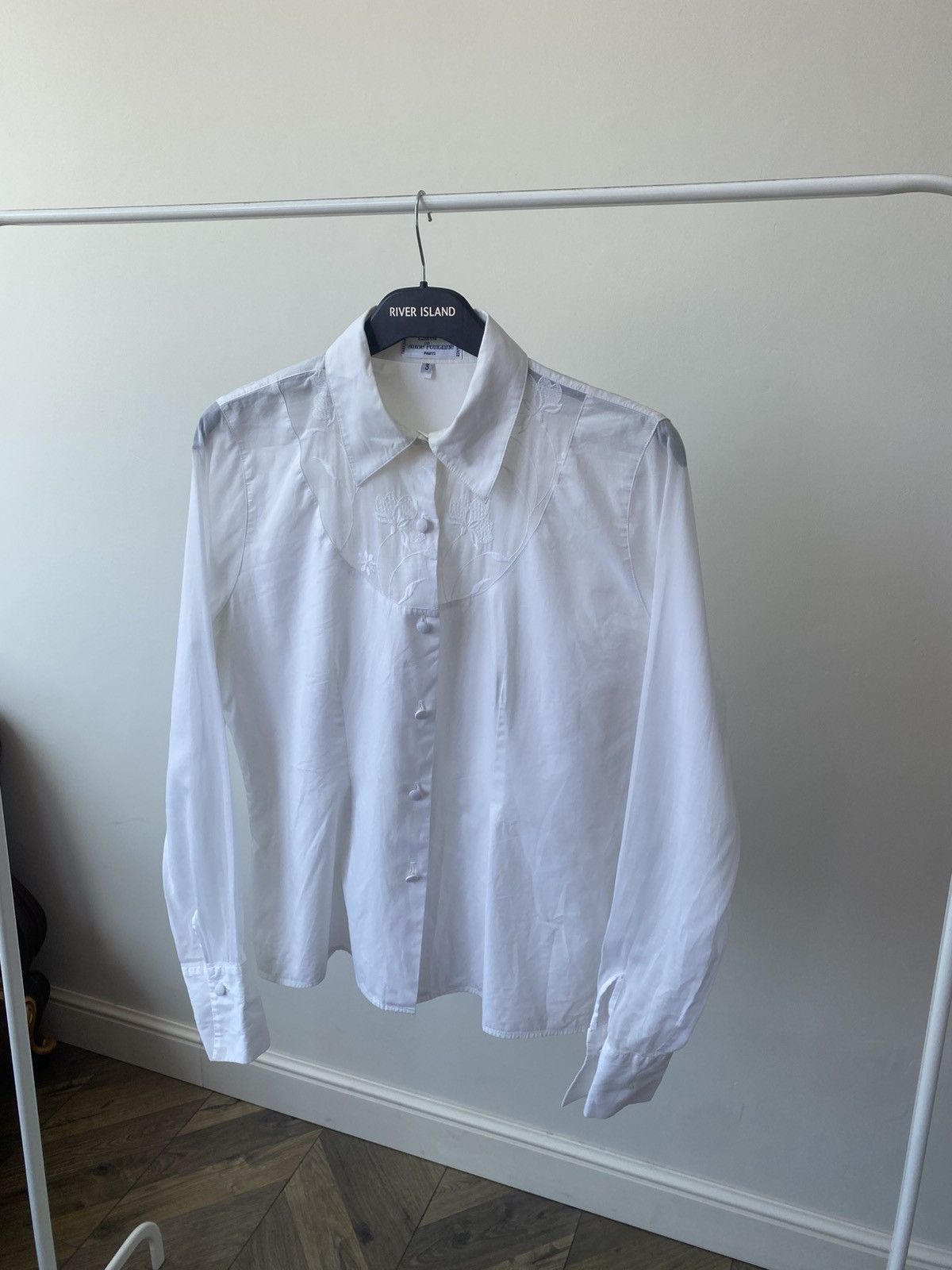 ANNE FONTAINE Vintage Anne Fontaine Paris womens button up shirt Size XS / US 0-2 / IT 36-38 - 3 Thumbnail