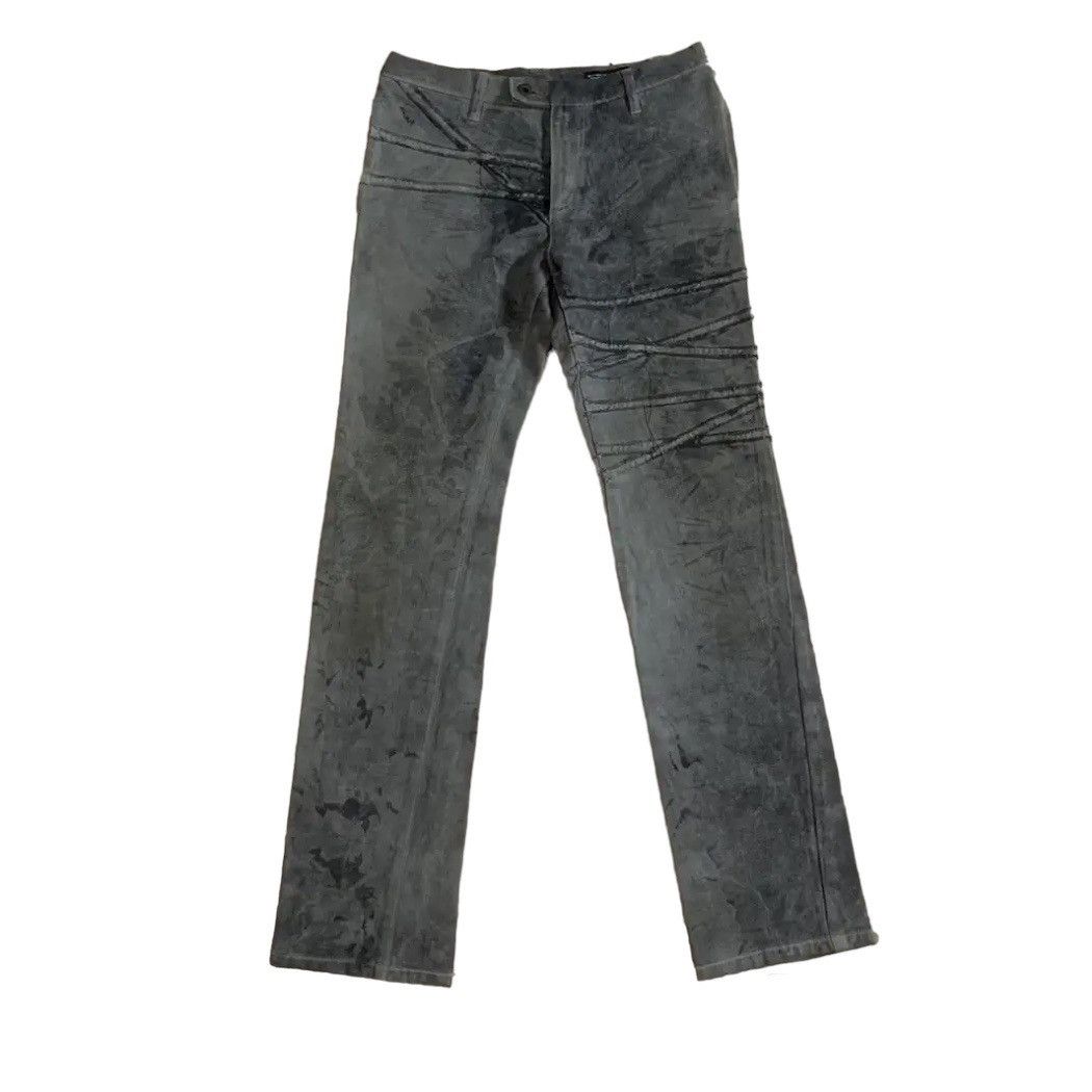 image of 20471120 x Beauty Beast Awesome Design 28X32 L7 Real Hip Jeans Japanese Vintage Pant in Grey, Men's