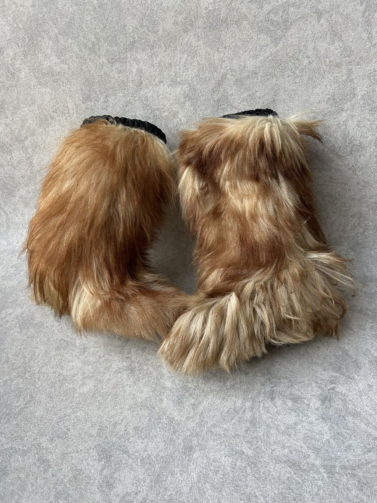 Saba Vintage Y2K Goat Fur Yeti Winter Boots Rick Owens Style Size US 7 / IT 37 - 6 Thumbnail