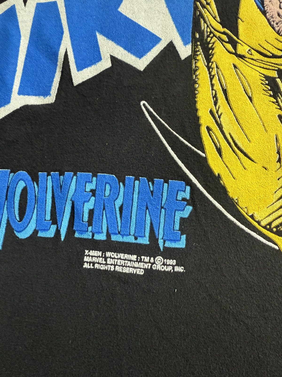 Vintage Vintage Marvel X-Men threatens Wolverine 1993 Shirt Size US L / EU 52-54 / 3 - 3 Thumbnail