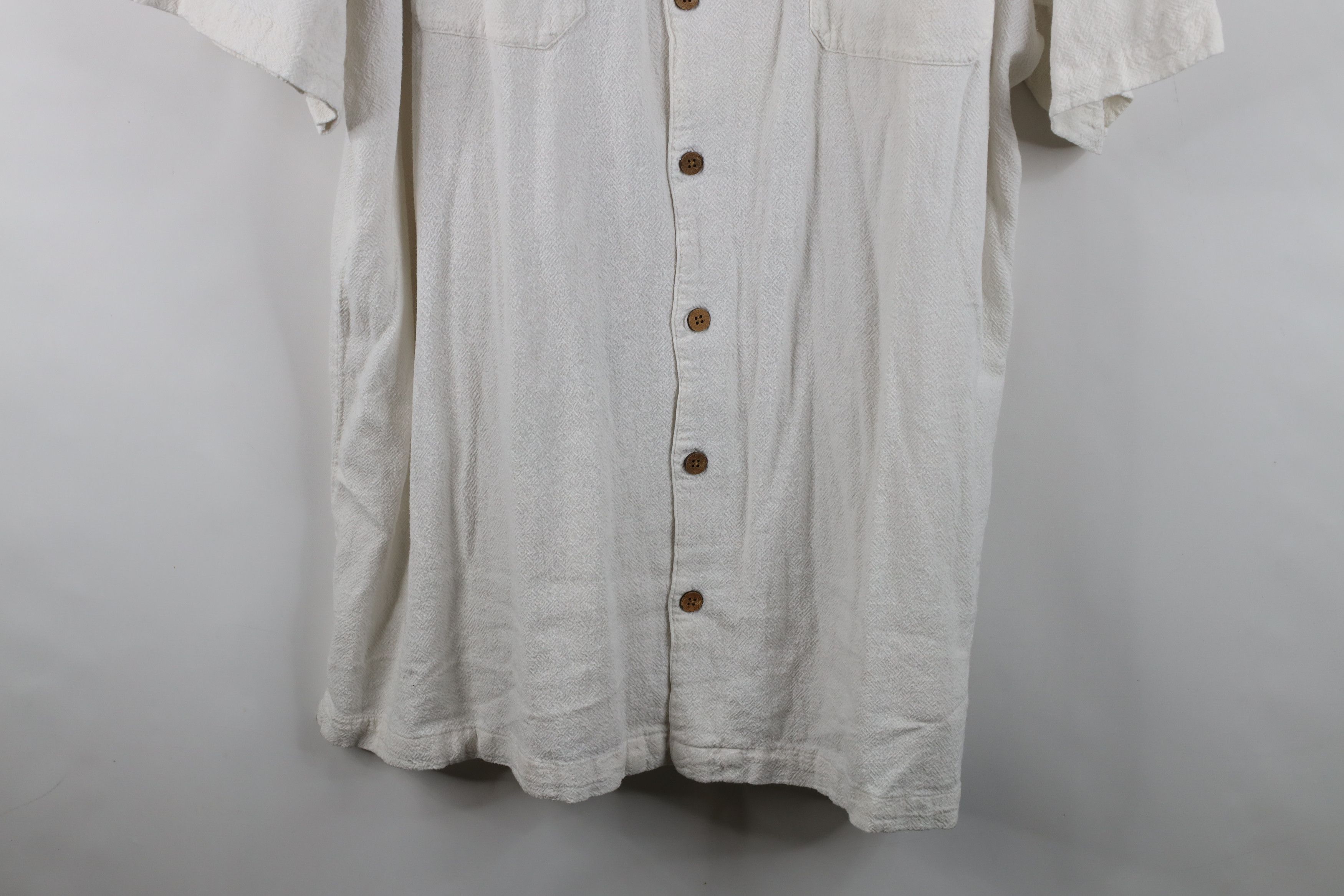Vintage Vintage 90s Streetwear Camp Collar Short Sleeve Button Shirt Size US XXL / EU 58 / 5 - 3 Thumbnail