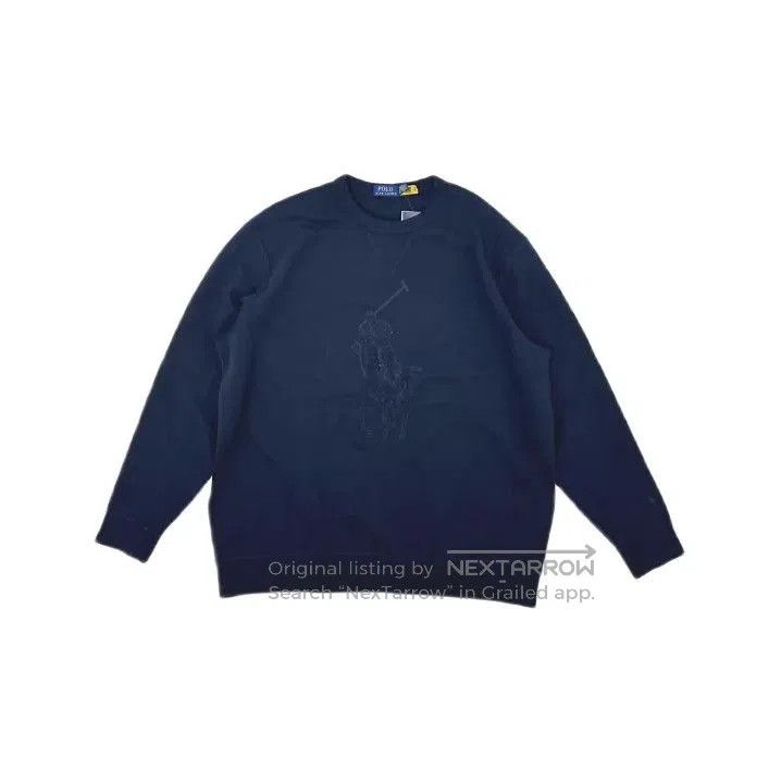 Polo Ralph Lauren Polo Ralph Lauren Navy Round Neck Long-Sleeve Sweatshirt. Size US XL / EU 56 / 4 - 2 Thumbnail