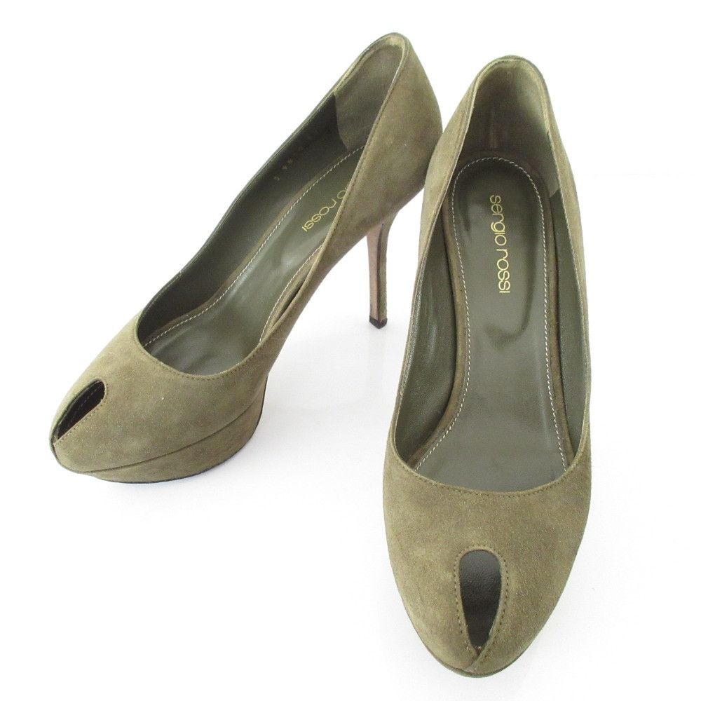 Other Other Sergio Rossi Suede Pumps Leather Shoes DUTY FREE for USA Size ONE SIZE - 1 Thumbnail
