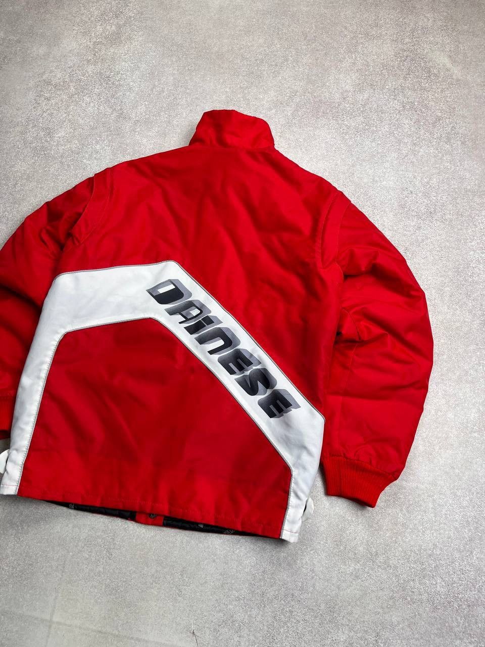 Dainese × Vintage Vintage 2in1 Dainese Red Moto Modular Jacket L Y2K Size US L / EU 52-54 / 3 - 6 Thumbnail