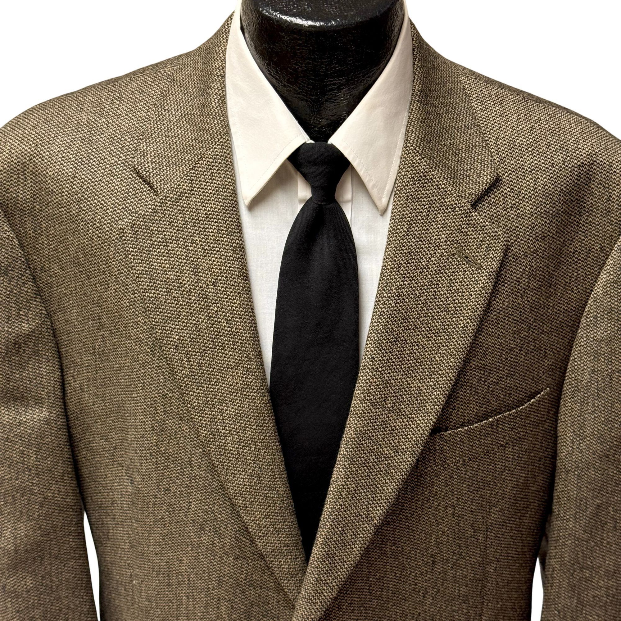 Chaps Ralph Lauren Chaps Ralph Lauren Men's Gold Brown Wool Alpaca Sport Coat Size 46R - 2 Thumbnail