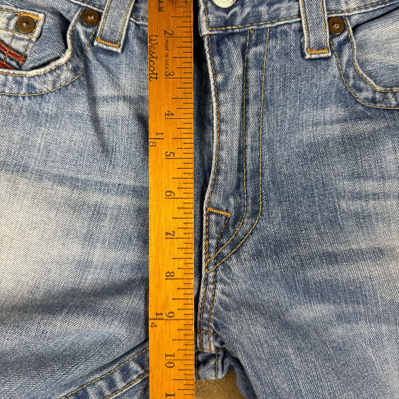 True Religion Vintage True Religion Jeans Men’s 34 Straight Crop USA Made Size US 34 / EU 50 - 9 Thumbnail