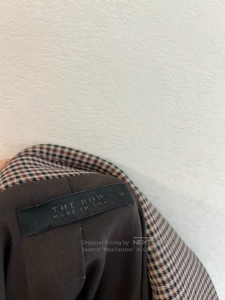 The Row The Row size 10 Classic Plaid Wool Blazer Size US L / EU 52-54 / 3 - 5 Thumbnail