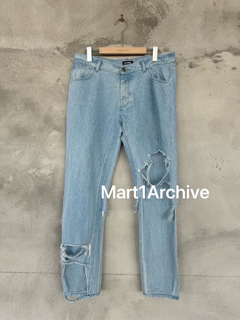 Raf Simons RAF SIMONS 20SS Double Break Jeans 2502-Nextarrow Size US 30 / EU 46 - 1 Thumbnail