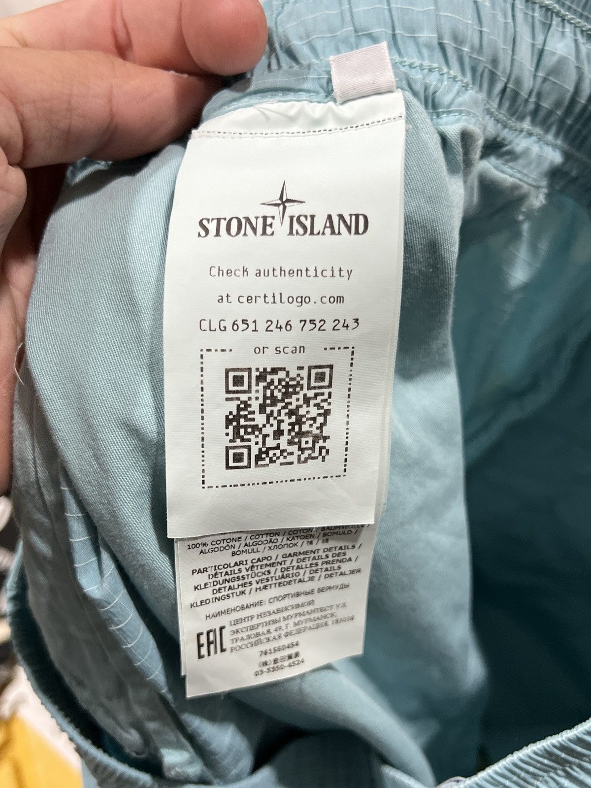 Stone Island Stolen Island Blue Nylon Short Size US 34 / EU 50 - 10 Thumbnail