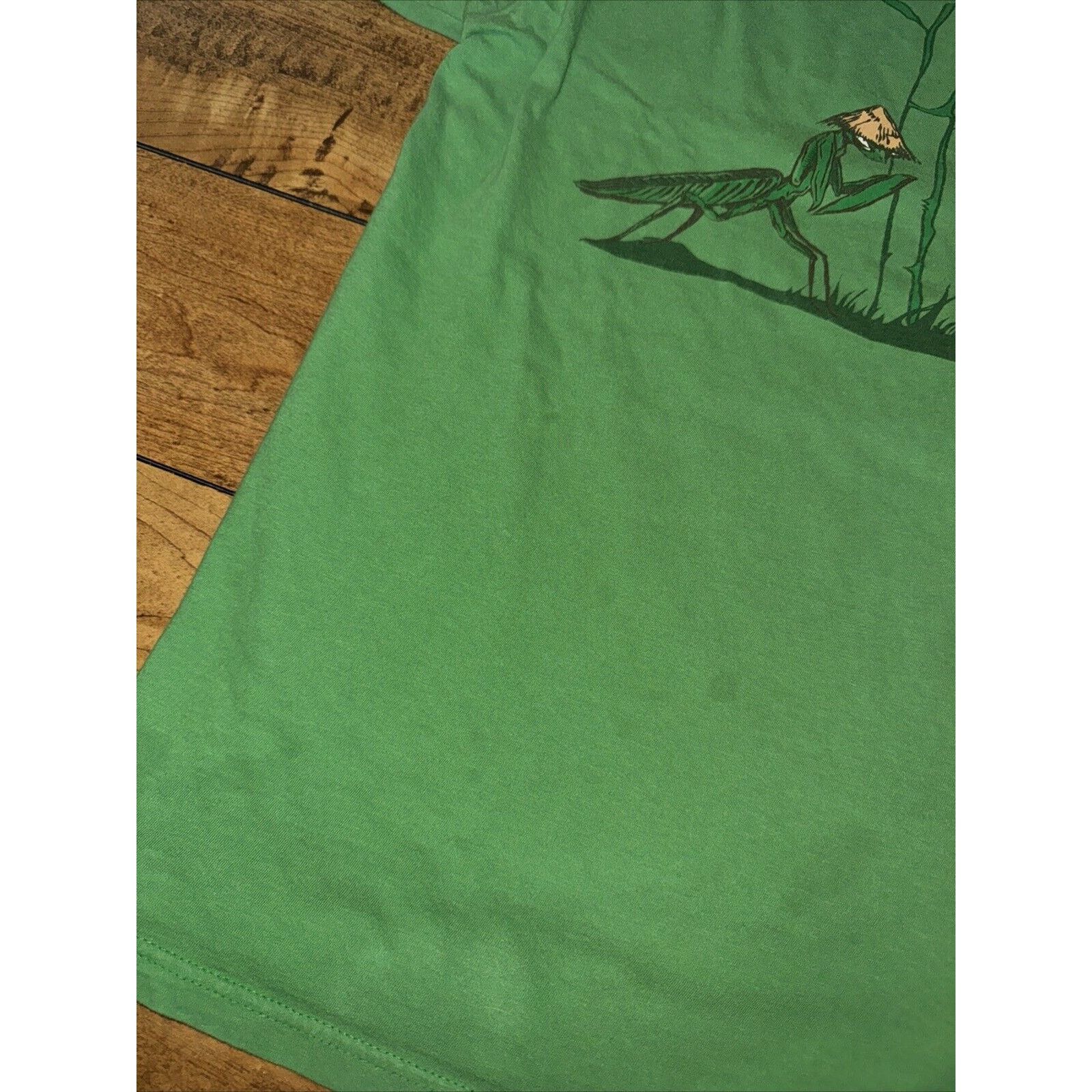 The Mountain × Vintage Praying Mantis Lady Bug Samaria T-Shirt Green Large 20x24.5 Size US L / EU 52-54 / 3 - 5 Thumbnail