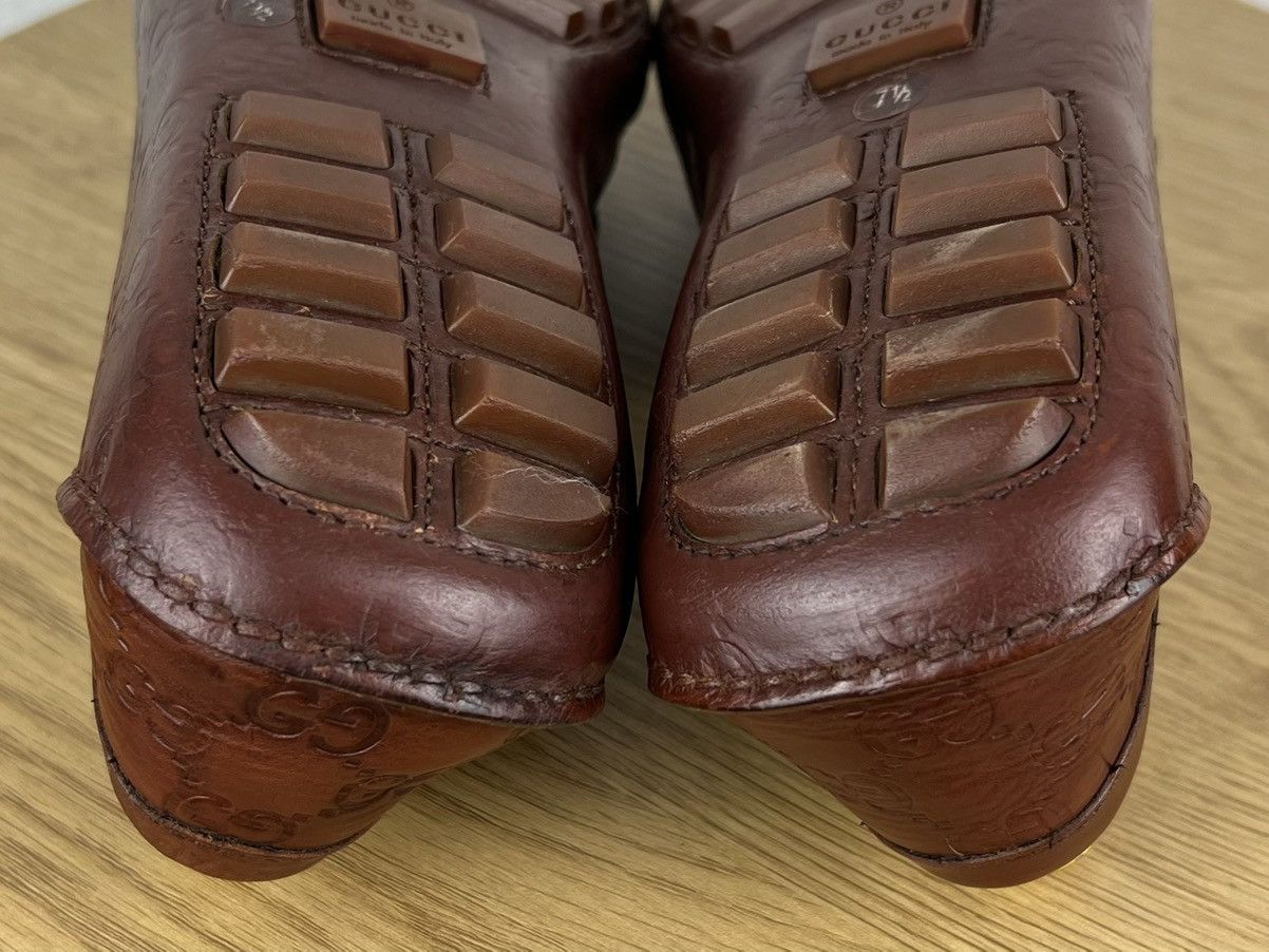 Gucci GUCCI Loafers Leather Shoes HORSEBIT Bamboo GG Monogram Logo Size US 8 / EU 41 - 11 Thumbnail