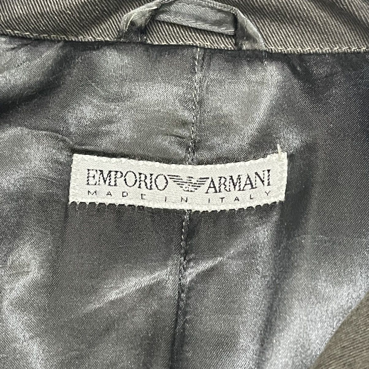 Armani 🇮🇹Vintage Emporio Armani Long Coat Jacket Size US M / EU 48-50 / 2 - 16 Thumbnail