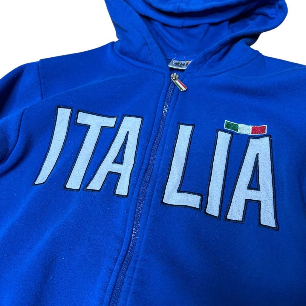 Vintage Vintage y2k Italia Full Zip Hoodie Sweatshirt Jumper Small Size US S / EU 44-46 / 1 - 3 Thumbnail