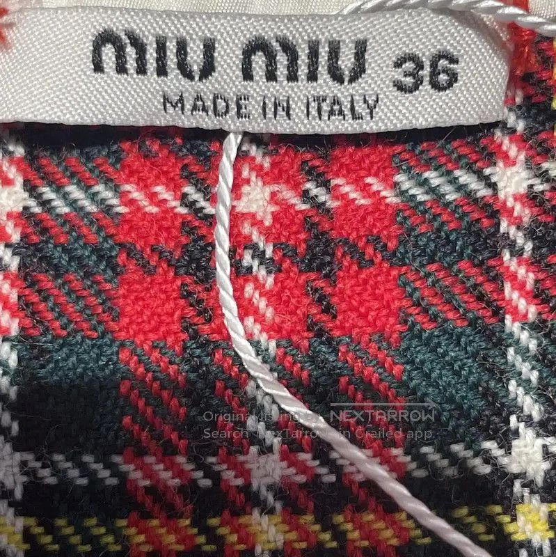 Miu Miu Miu Miu Red Wool Dress with Bow Detail . Size XS / US 0-2 / IT 36-38 - 3 Thumbnail