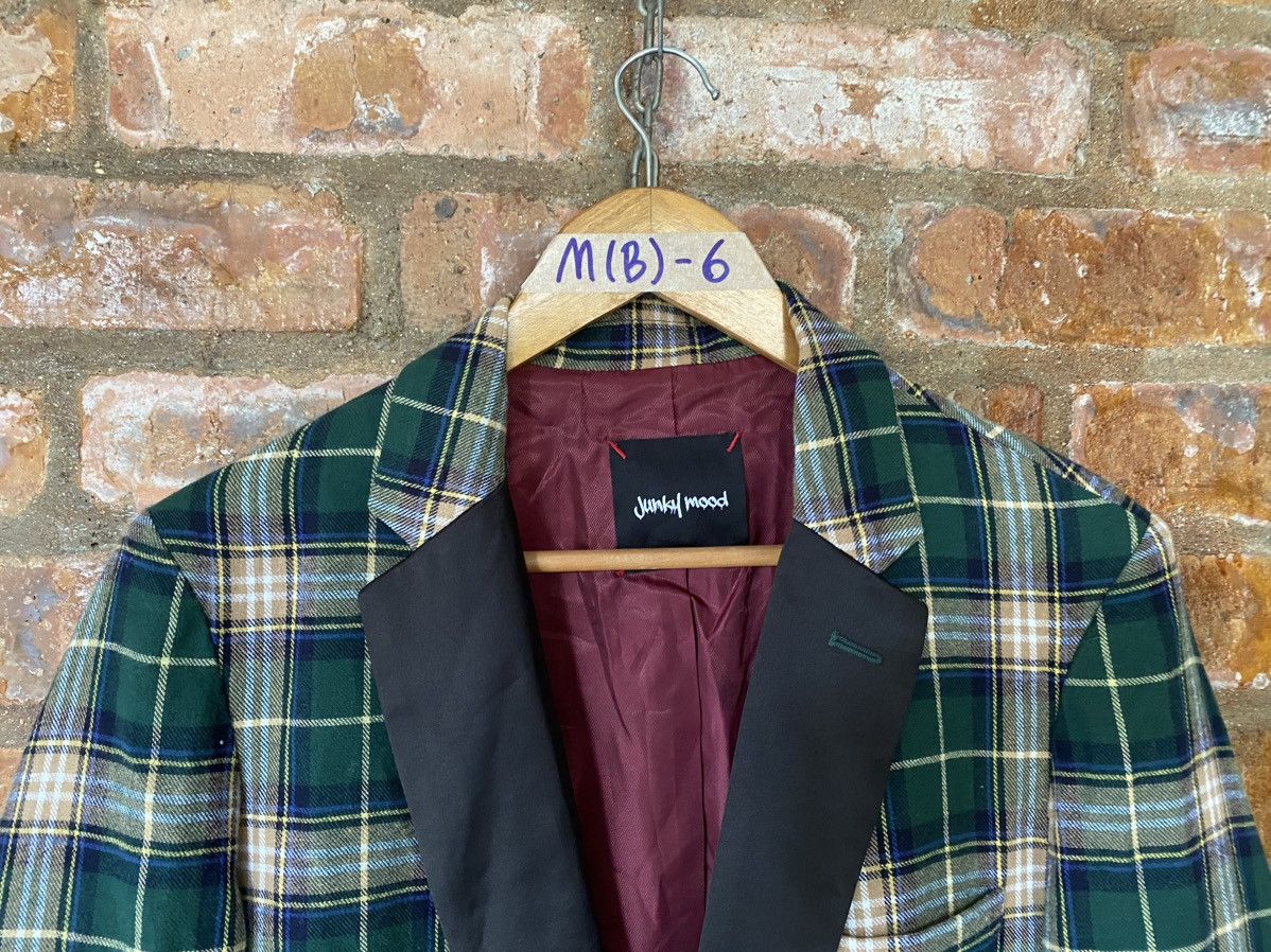 Japanese Brand 2000s Junky Mood Japan checked Jacket Size US M / EU 48-50 / 2 - 3 Thumbnail