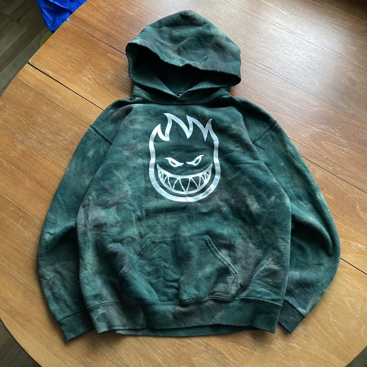 Spitfire Crazy Vintage Y2K 90s Spitfire Wheels Skate Tie Dye Hoodie Size US S / EU 44-46 / 1 - 1 Thumbnail