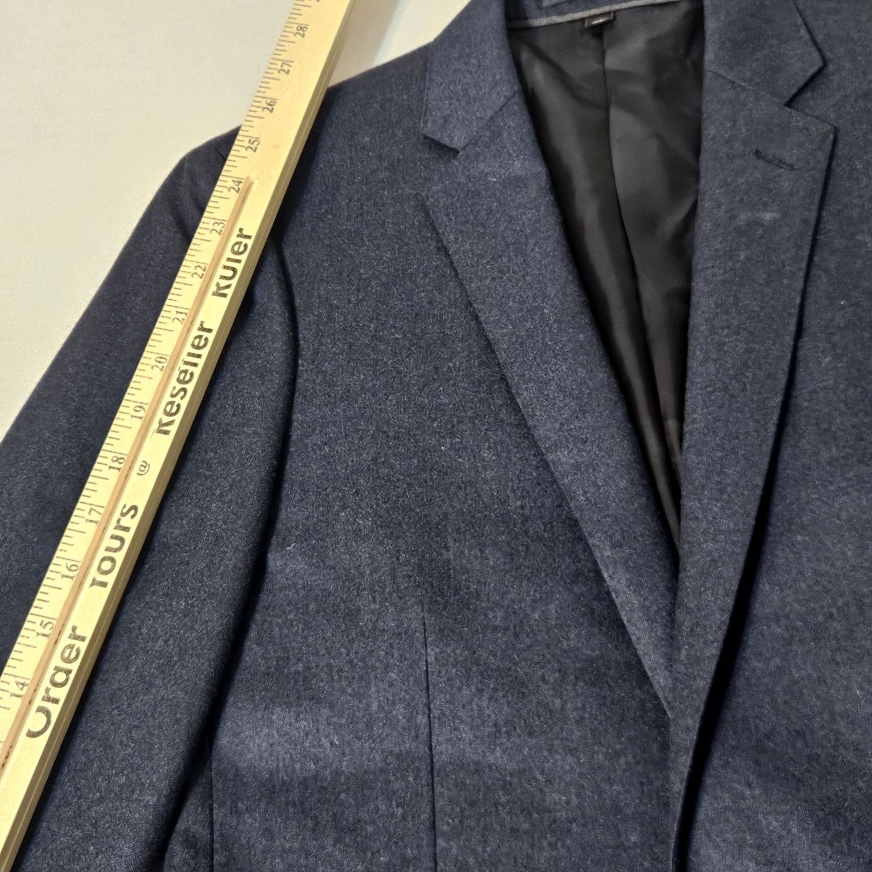J.Crew J. Crew Ludlow Blazer Vitale Barberis Wool Suit Jacket Mens 36R Navy Size 36R - 6 Thumbnail