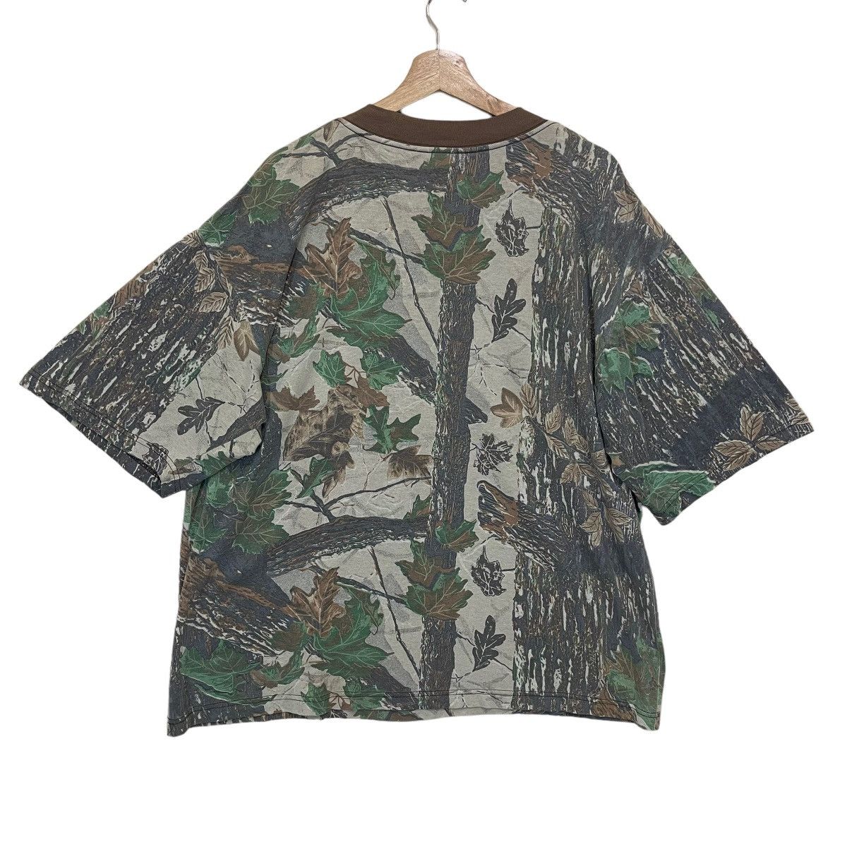 Japanese Brand Vintage 90s Real Tree Crewneck Tee Size US XL / EU 56 / 4 - 9 Thumbnail