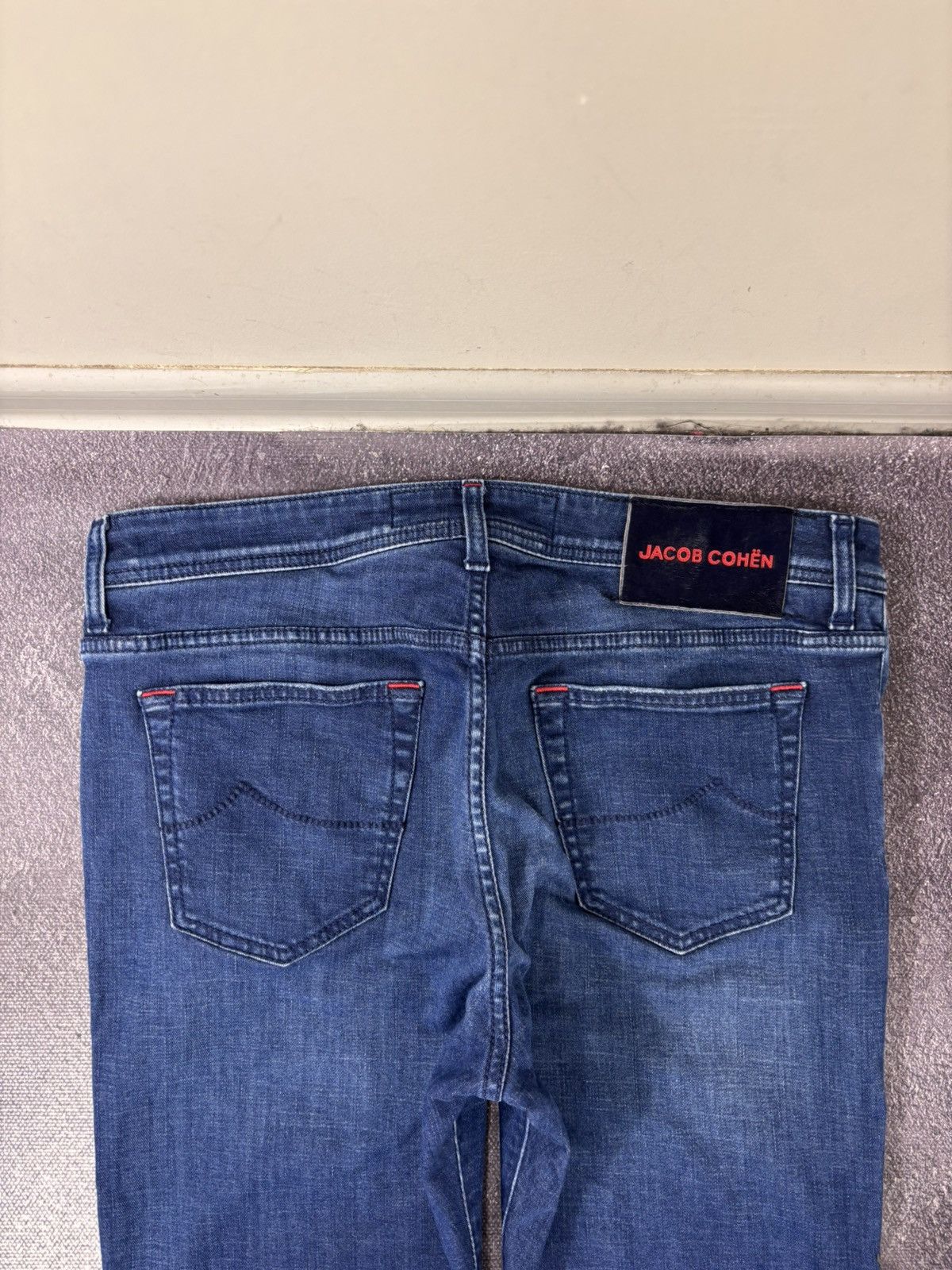 Jacob Cohen Jacob Cohen Bard Men’s Blue Jeans Cotton Blend Stretch Denim Size US 36 / EU 52 - 19 Thumbnail