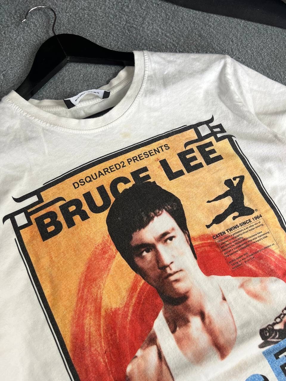 Dsquared2 Dsquared 2 Vintage Bruce Lee Graphic 3D T-Shirt Size US L / EU 52-54 / 3 - 6 Thumbnail
