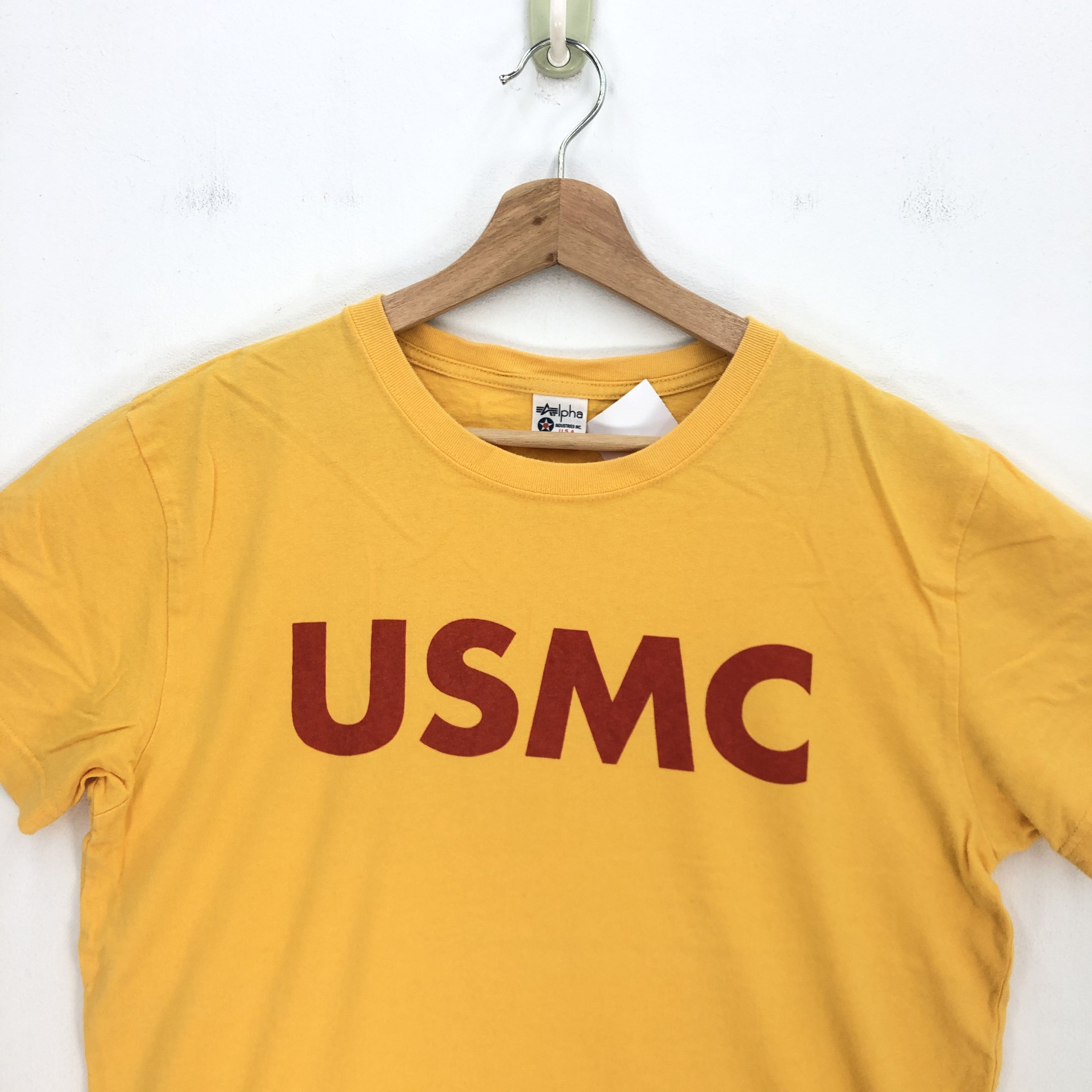 Vintage Vintage Y2K USMC T Shirt United States Marine Corps Tees Size US L / EU 52-54 / 3 - 3 Thumbnail