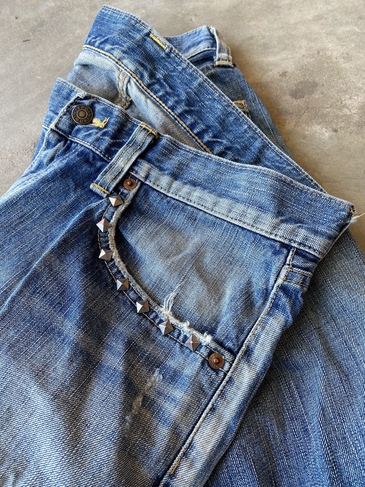 20471120 × Beauty Beast × Edwin edwin distressed pant 503 Size US 32 / EU 48 - 5 Thumbnail
