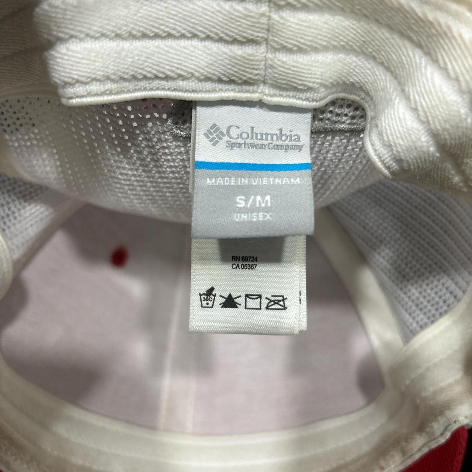 Columbia Red and white Columbia hat Size ONE SIZE - 5 Thumbnail