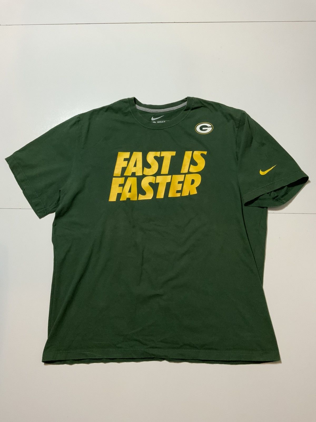 Nike Lot Of 2 Nike NFL Football Green Bay Packers T-Shirts Size US XXL / EU 58 / 5 - 4 Thumbnail