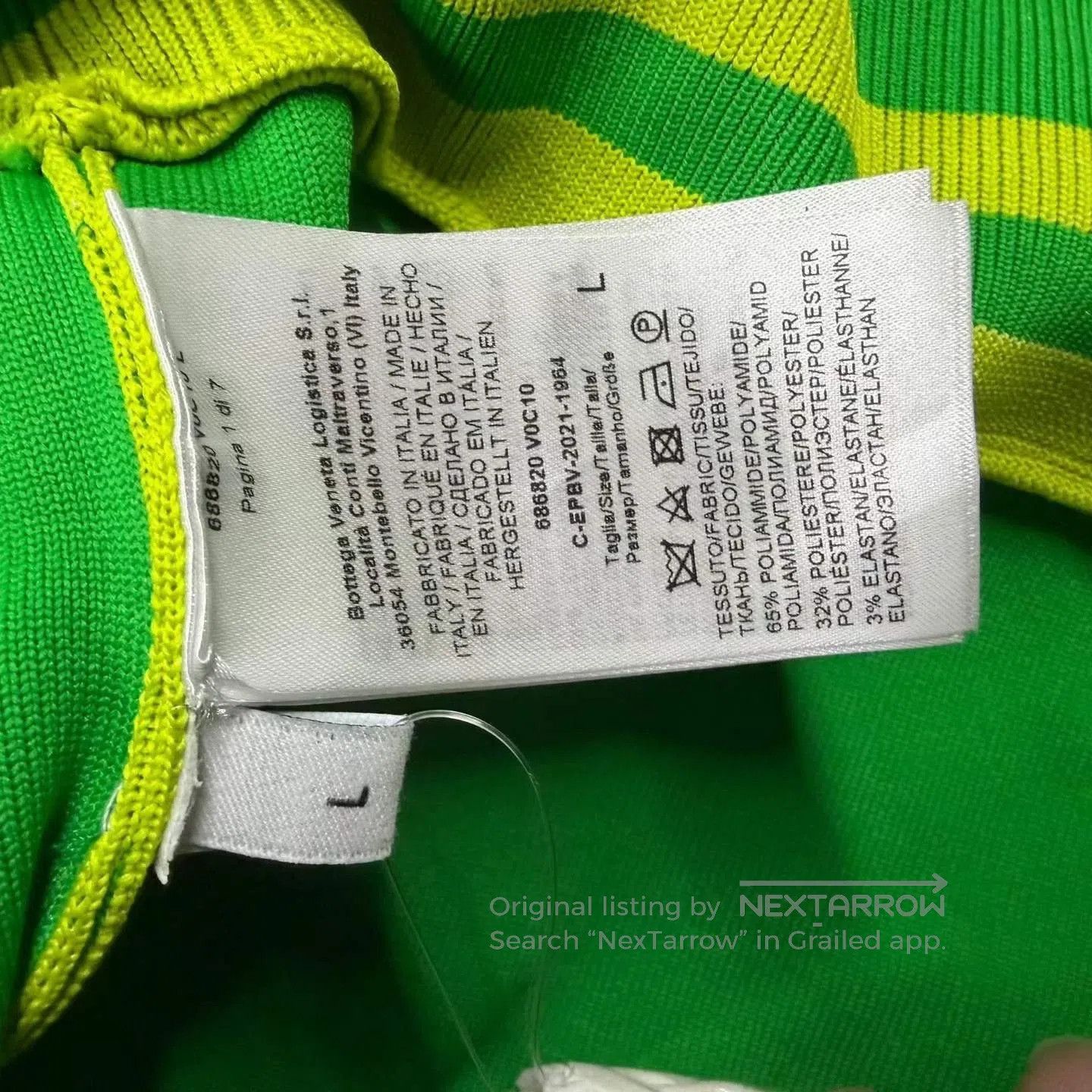 Bottega Veneta Bottega Veneta Green Sports Jacket. Size US L / EU 52-54 / 3 - 6 Thumbnail