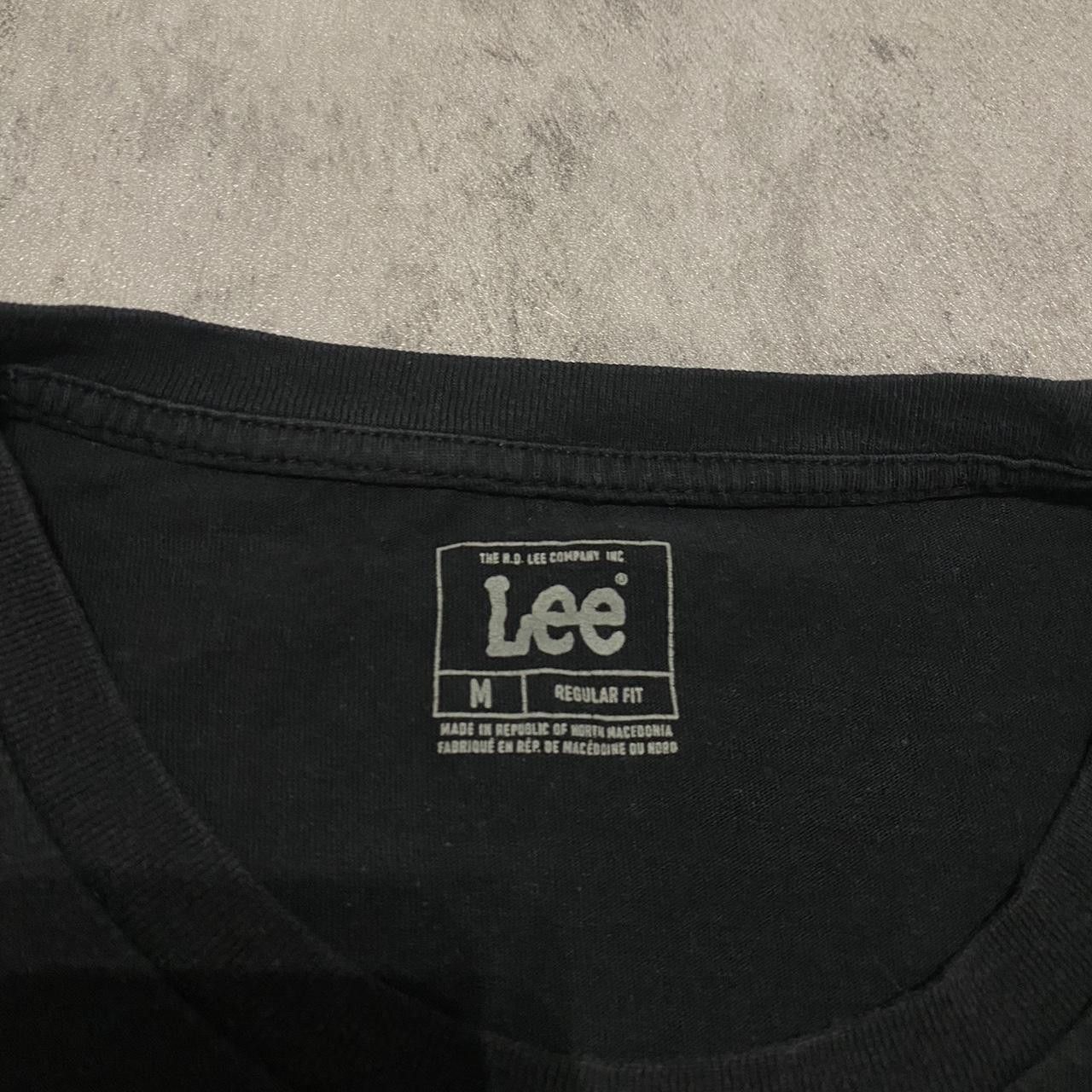 Lee Lee black cotton t-shirt with multi-coloured logo Size US M / EU 48-50 / 2 - 5 Thumbnail